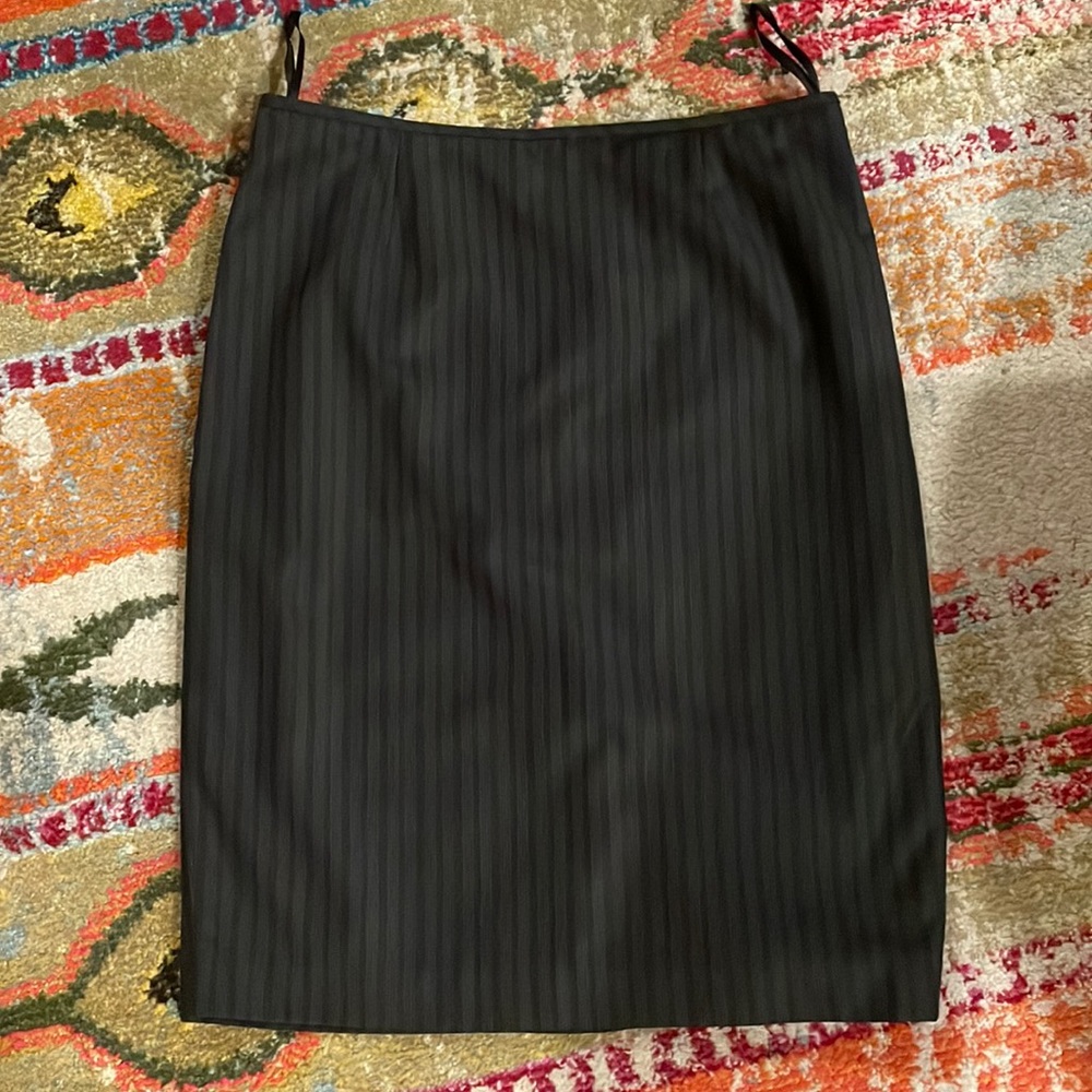 Calvin Klein pinstripe suit